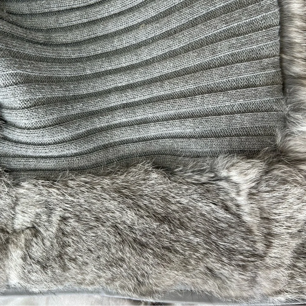 Real rabbit fur vest - Picture 5 of 7